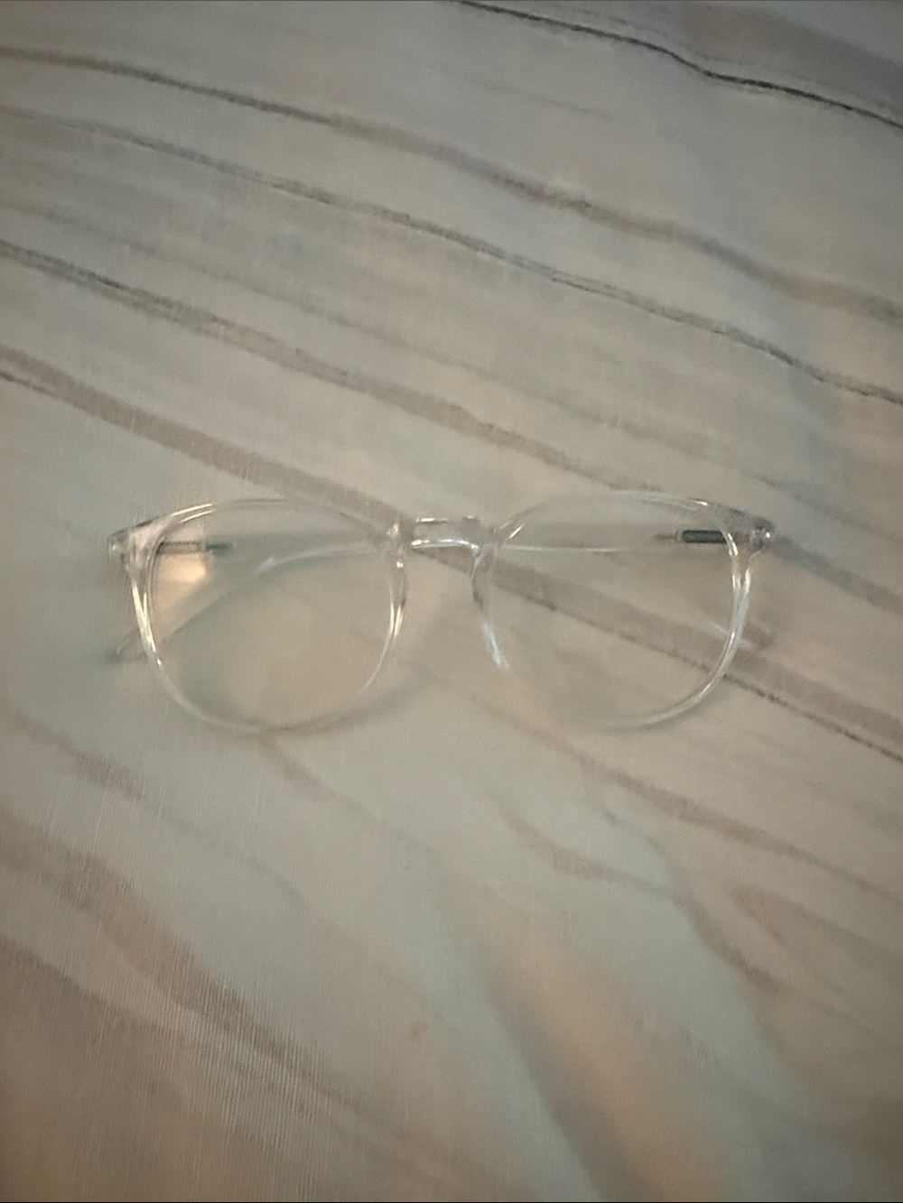 Clear Transparent Round Bluelight Eyeglasses